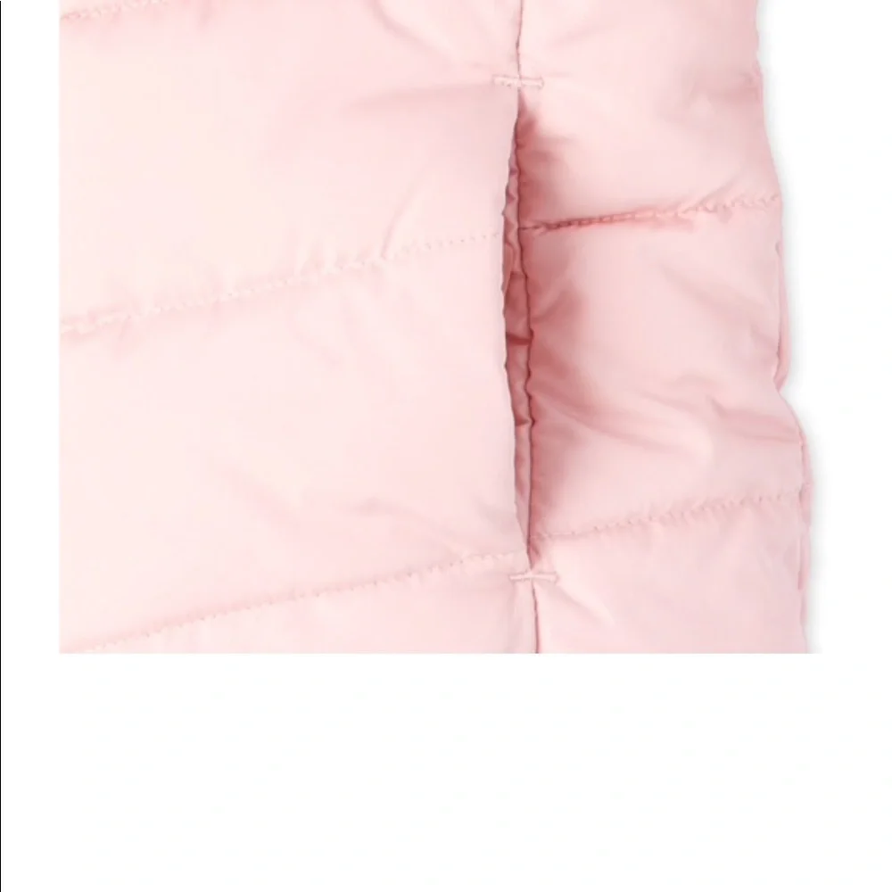 NWT Adorable Baby Girl’s Teddybear Hood Puffer Jacket - Picture 3 of 3